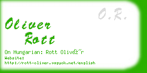 oliver rott business card